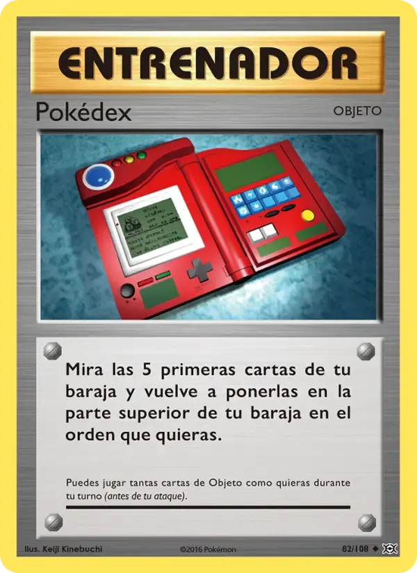 Pokédex — Evoluciones 82 Spanish Pokémon card