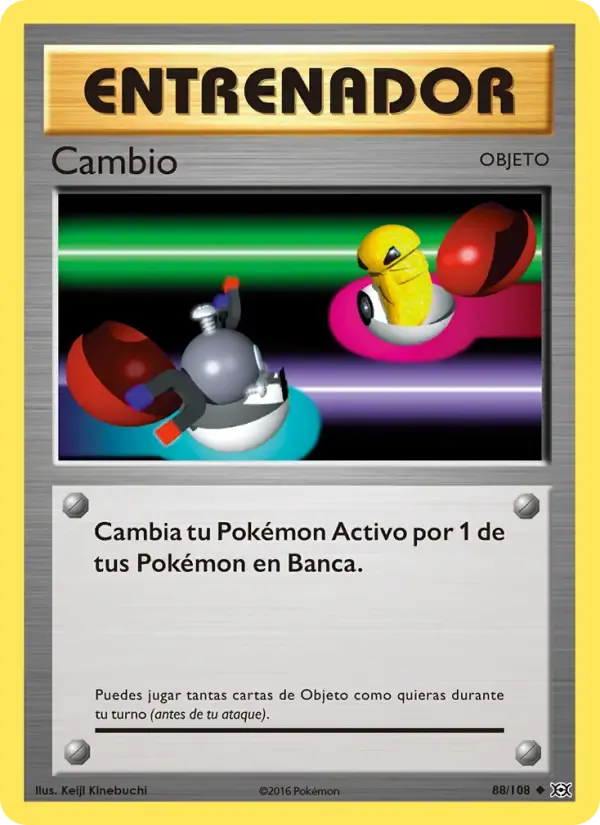 Cambio — Evoluciones 88 Spanish Pokémon card