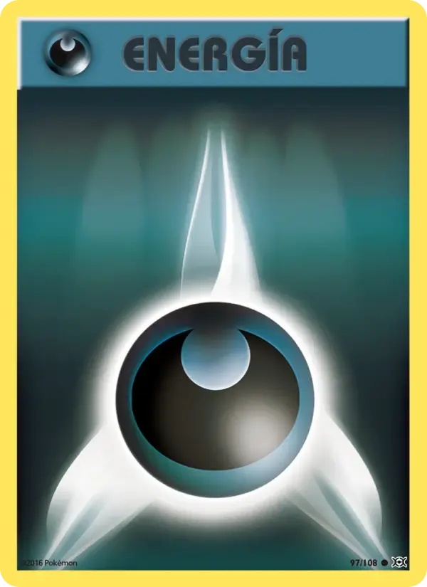 Energía Oscura — Evoluciones 97 Spanish Pokémon card
