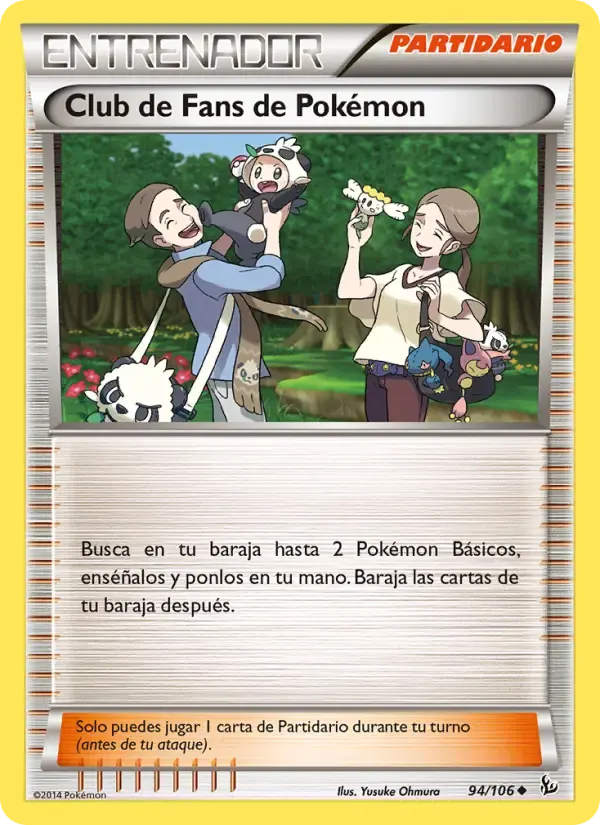 Club de Fans de Pokémon — Destellos de Fuego 94 Spanish Pokémon card