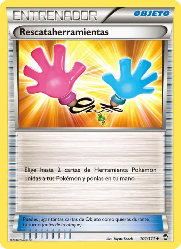 Rescataherramientas — Puños Furiosos 101 Spanish Pokémon card