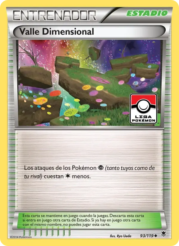 Valle Dimensional — Fuerzas Fantasmales 93 Spanish Pokémon card
