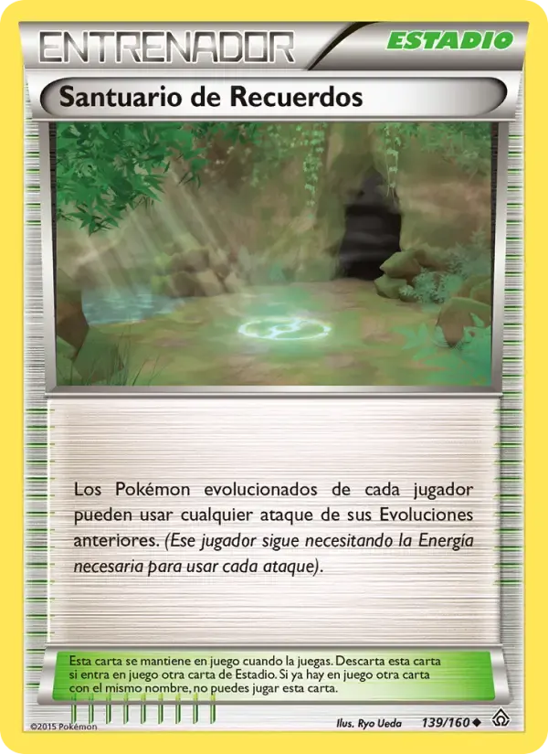 Santuario de Recuerdos — Duelos Primigenios 139 Spanish Pokémon card