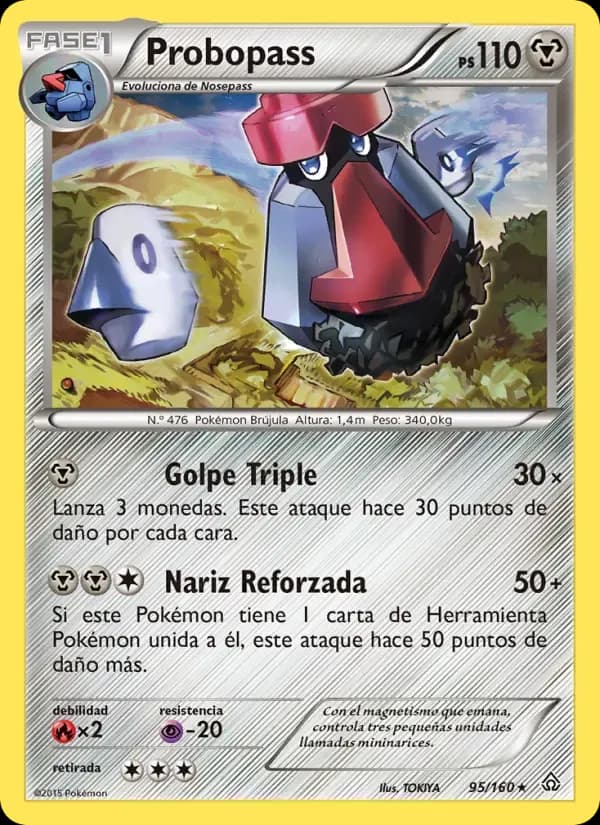 Probopass — Duelos Primigenios 95 Spanish Pokémon card