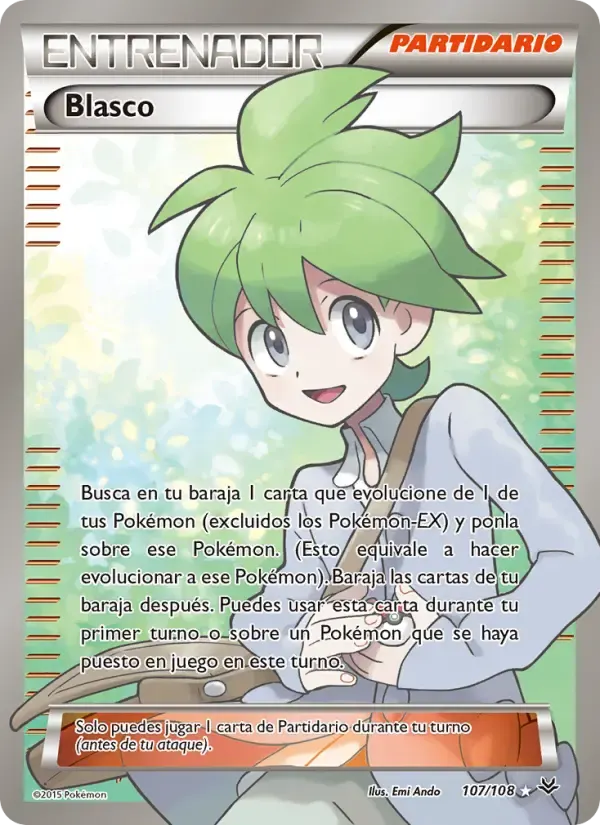Blasco — Cielos Rugientes 107 Spanish Pokémon card