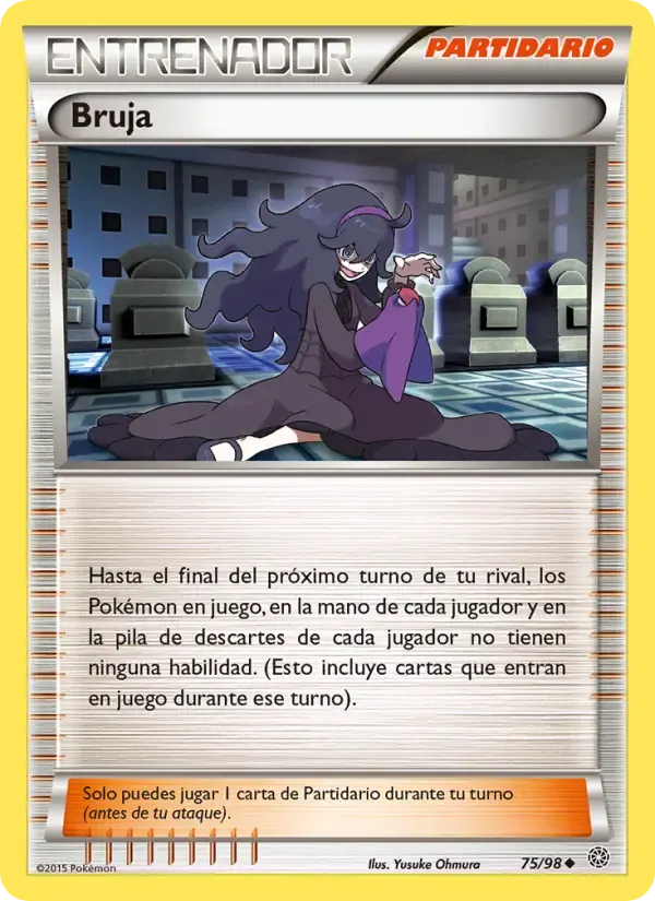 Bruja — Antiguos Orígenes 75 Spanish Pokémon card