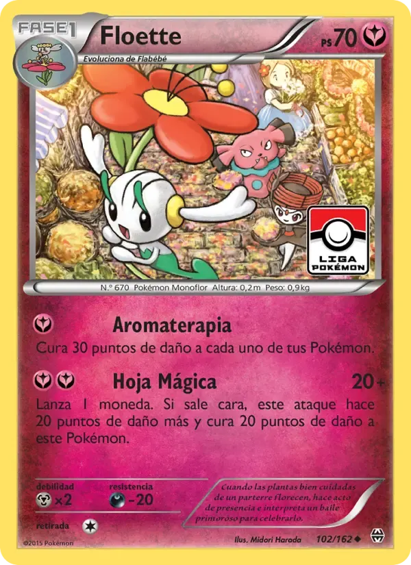 Floette — Turbo Impulso 102 Spanish Pokémon card