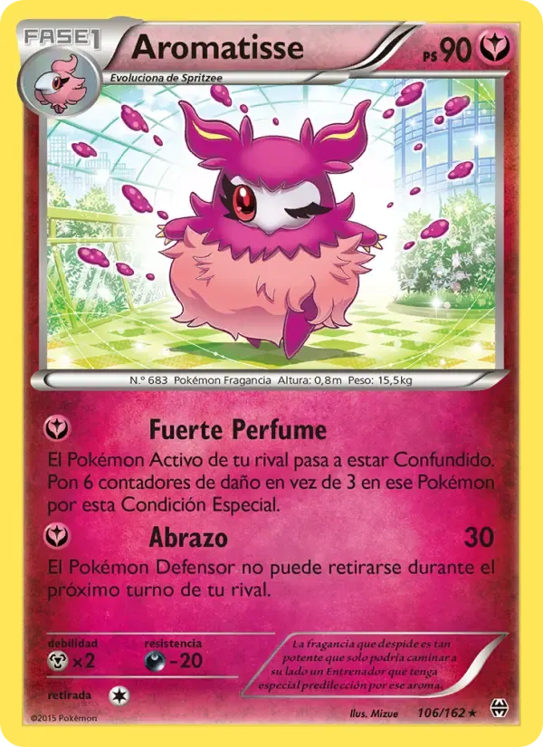 Aromatisse — Turbo Impulso 106 Spanish Pokémon card
