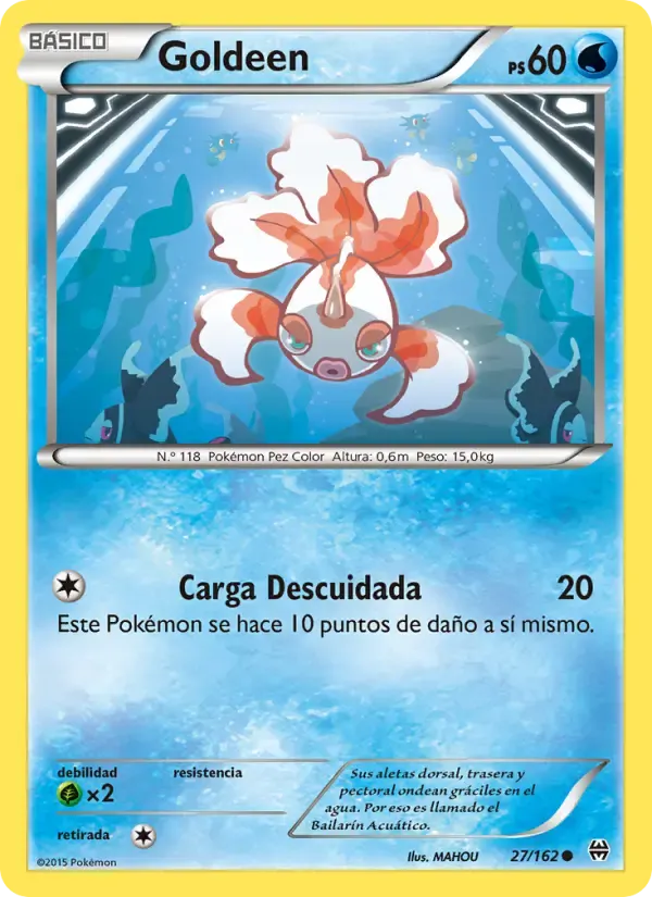 Goldeen — Turbo Impulso 27 Spanish Pokémon card