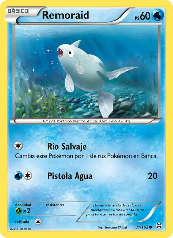 Remoraid — Turbo Impulso 31 Spanish Pokémon card