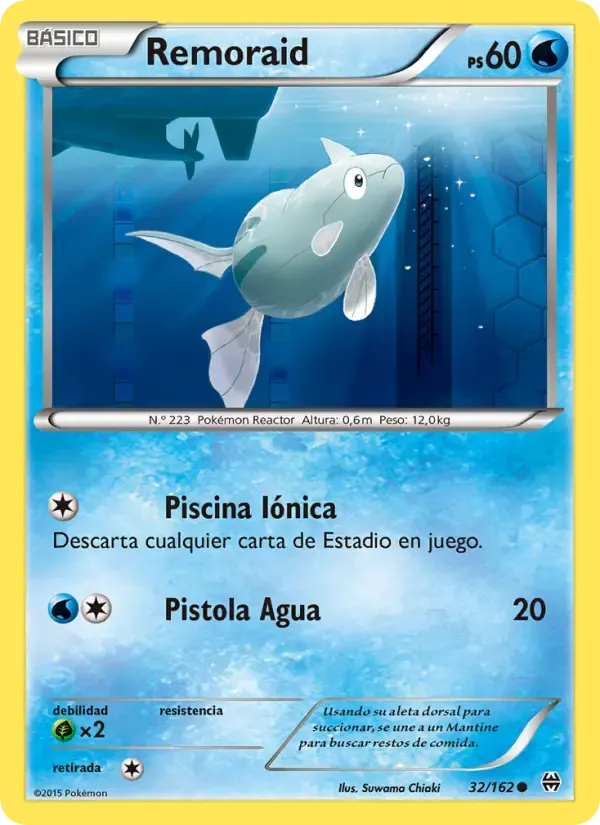 Remoraid — Turbo Impulso 32 Spanish Pokémon card