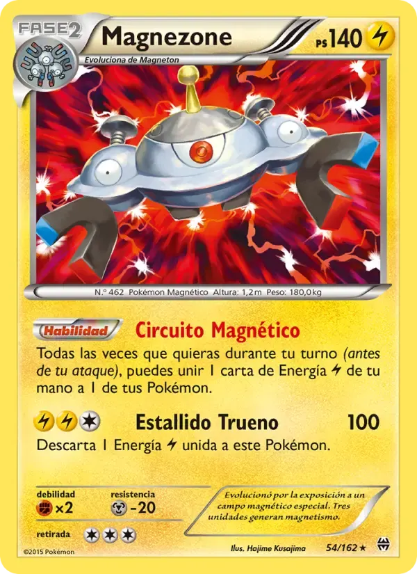 Magnezone — Turbo Impulso 54 Spanish Pokémon card