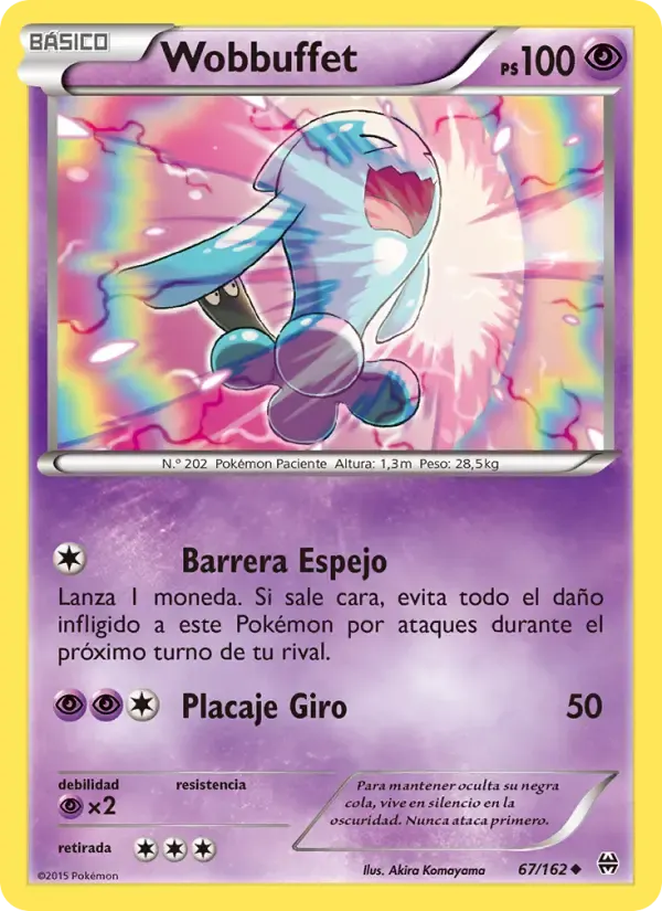 Wobbuffet — Turbo Impulso 67 Spanish Pokémon card