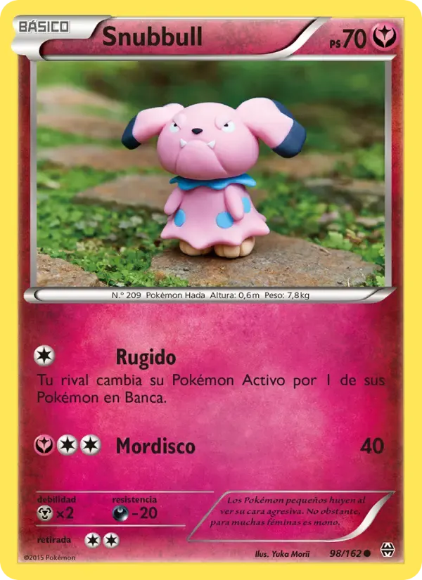 Snubbull — Turbo Impulso 98 Spanish Pokémon card