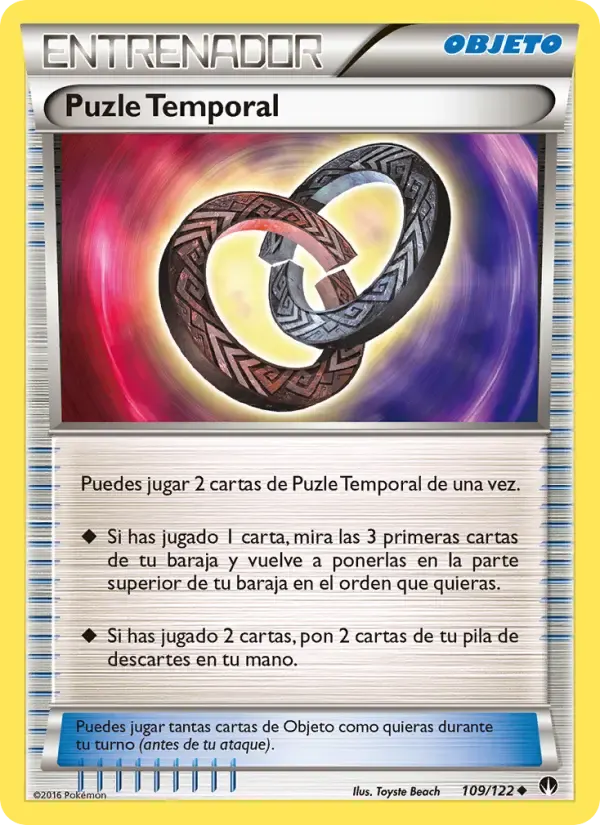 Puzle Temporal — TURBOLímite 109 Spanish Pokémon card