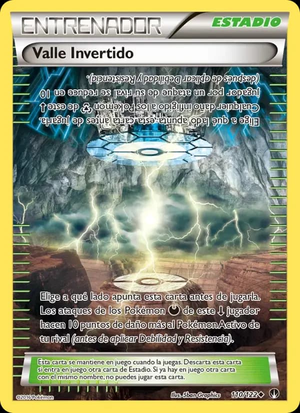 Valle Invertido — TURBOLímite 110 Spanish Pokémon card