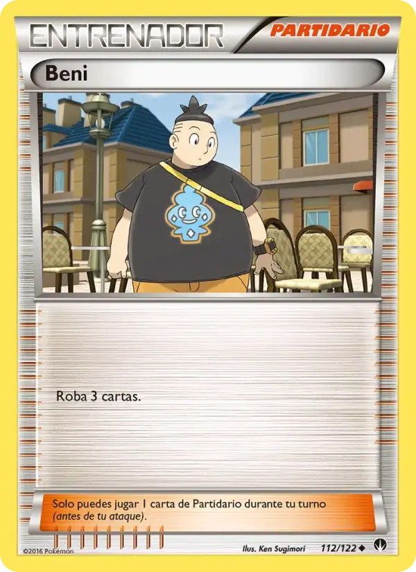 Beni — TURBOLímite 112 Spanish Pokémon card