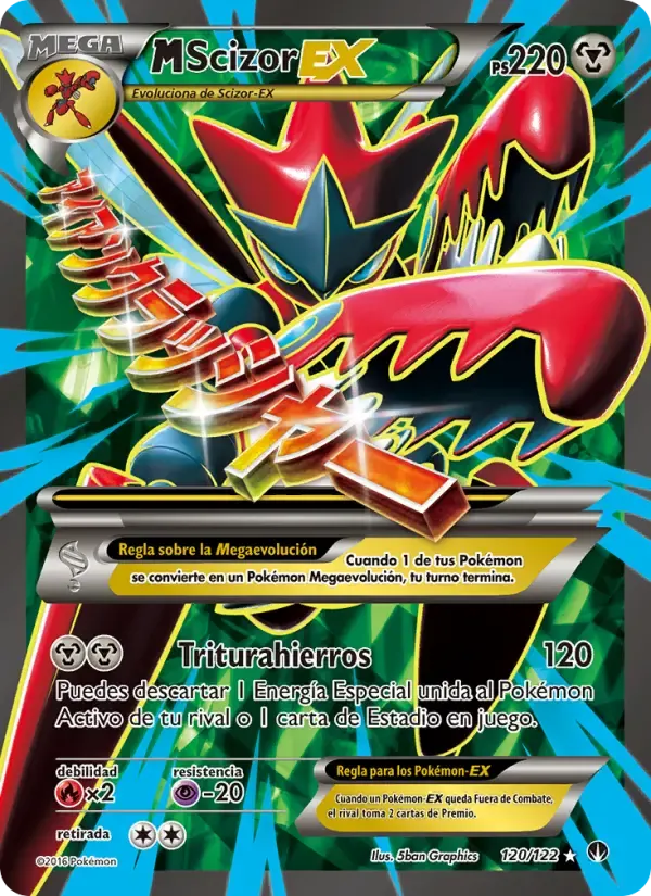 M-Scizor EX — TURBOLímite 120 Spanish Pokémon card