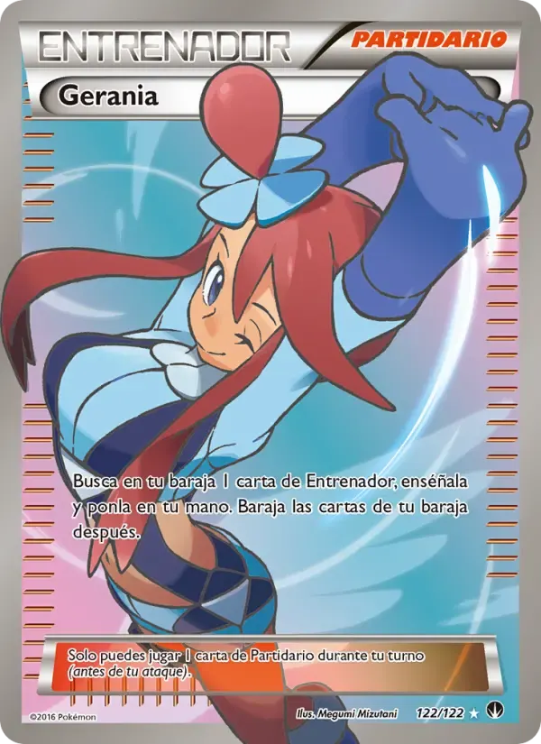 Gerania — TURBOLímite 122 Spanish Pokémon card