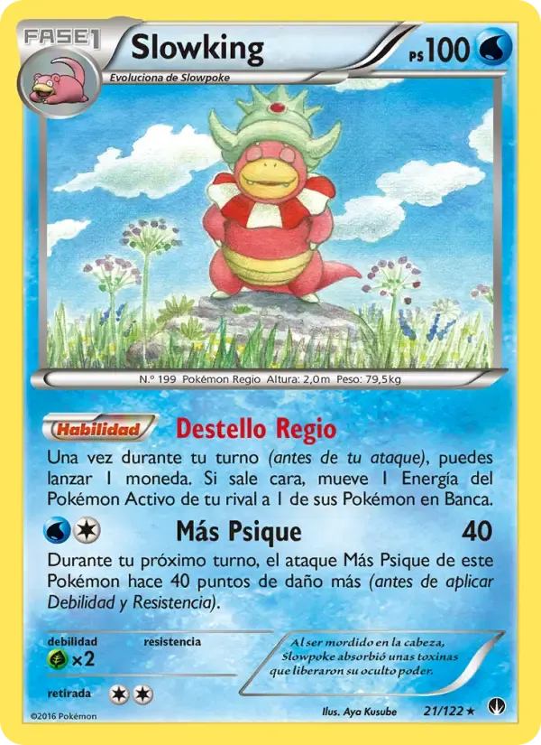 Slowking — TURBOLímite 21 Spanish Pokémon card