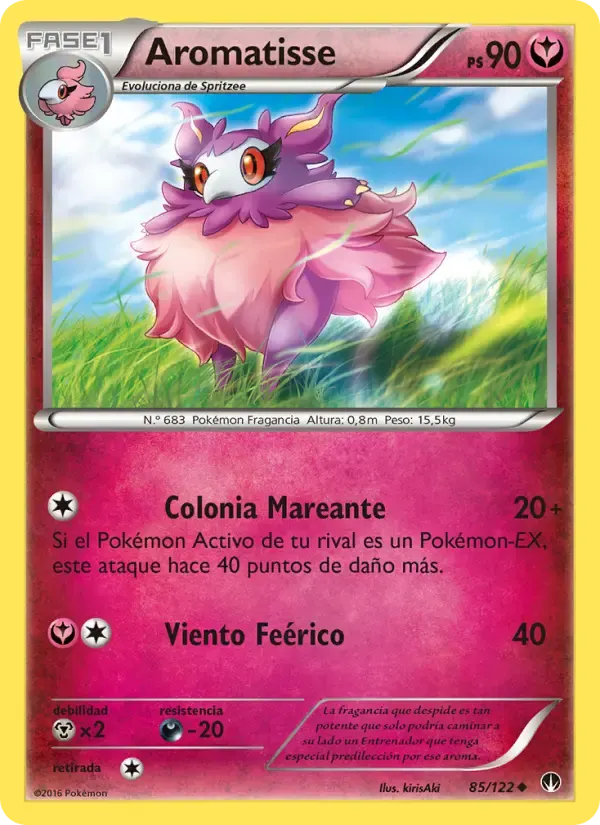 Aromatisse — TURBOLímite 85 Spanish Pokémon card