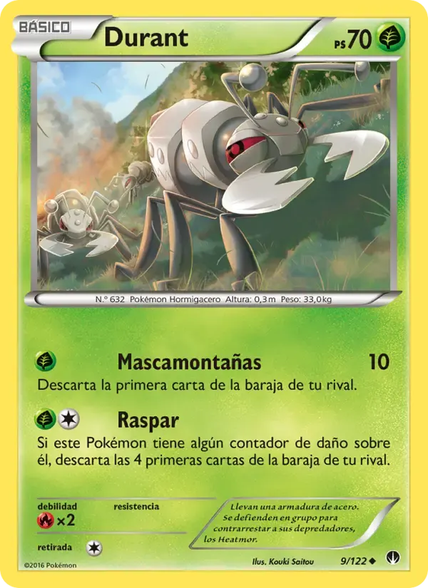 Durant — TURBOLímite 9 Spanish Pokémon card