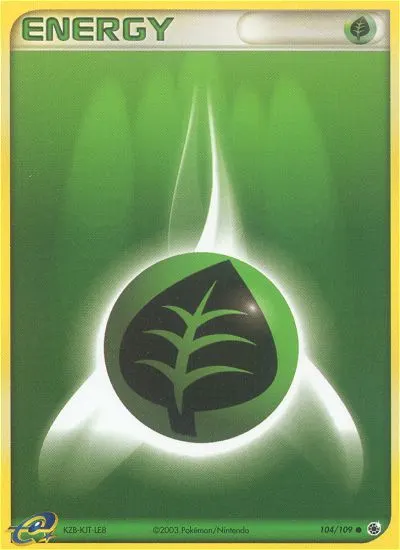 Pflanzenenergie — EX Rubin & Saphir 104 German Pokémon card