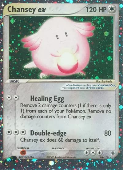 Chansey ex — Ruby & Sapphire 96 Pokémon card