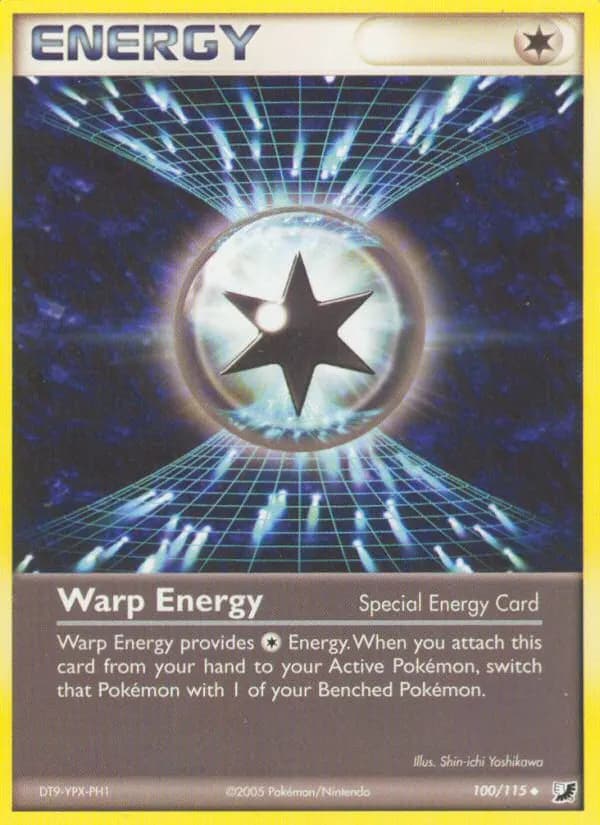 Warp Energy — Unseen Forces 100 Pokémon card