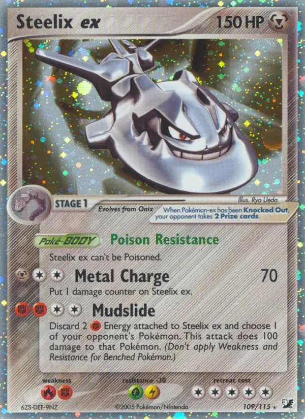 Steelix ex — Unseen Forces 109 Pokémon card
