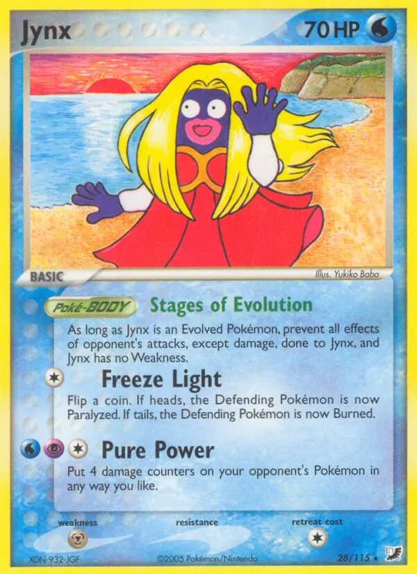Jynx — Unseen Forces 28 Pokémon card