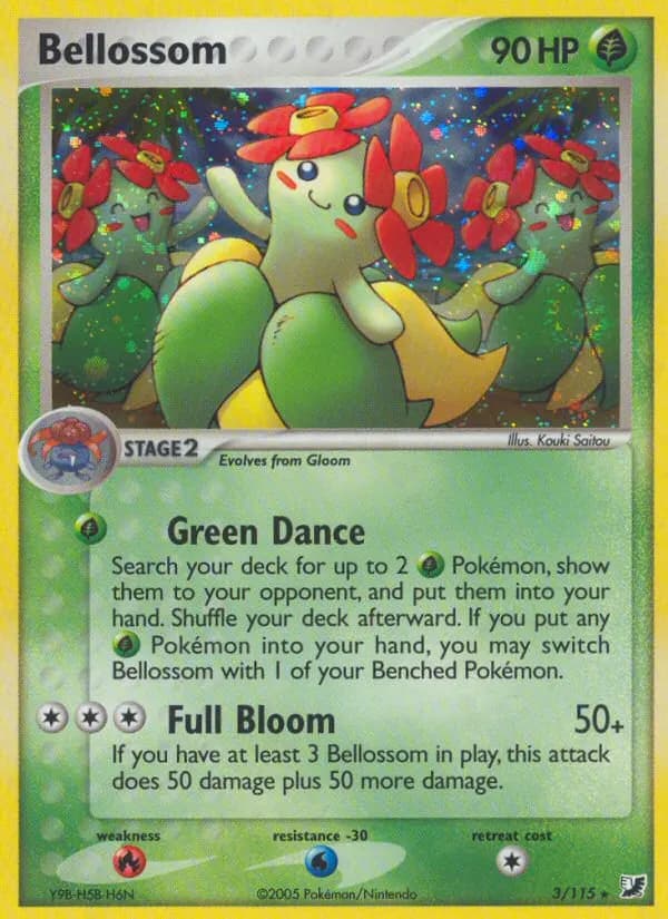 Bellossom — Unseen Forces 3 Pokémon card