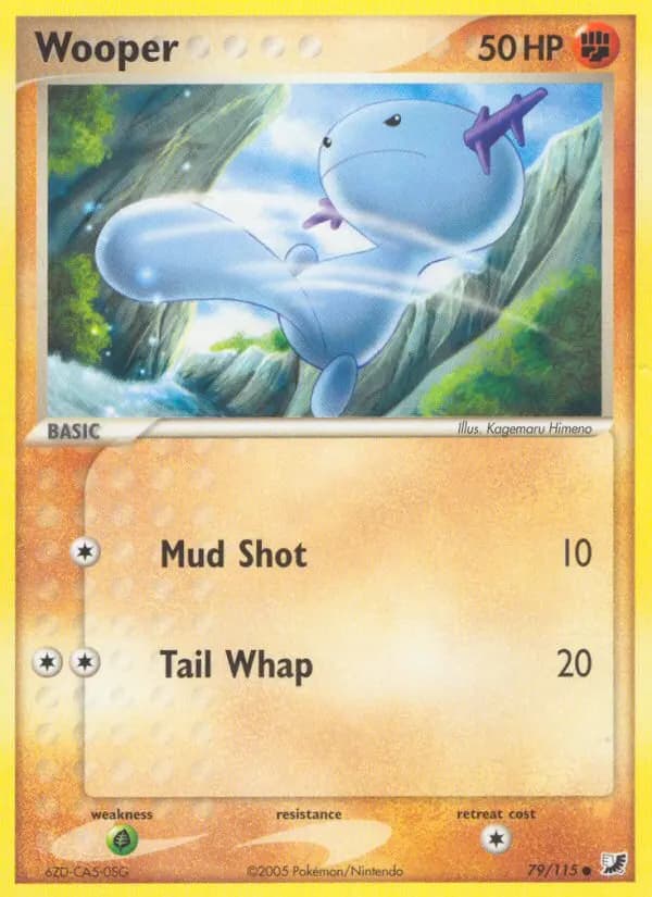 Wooper — Unseen Forces 79 Pokémon card