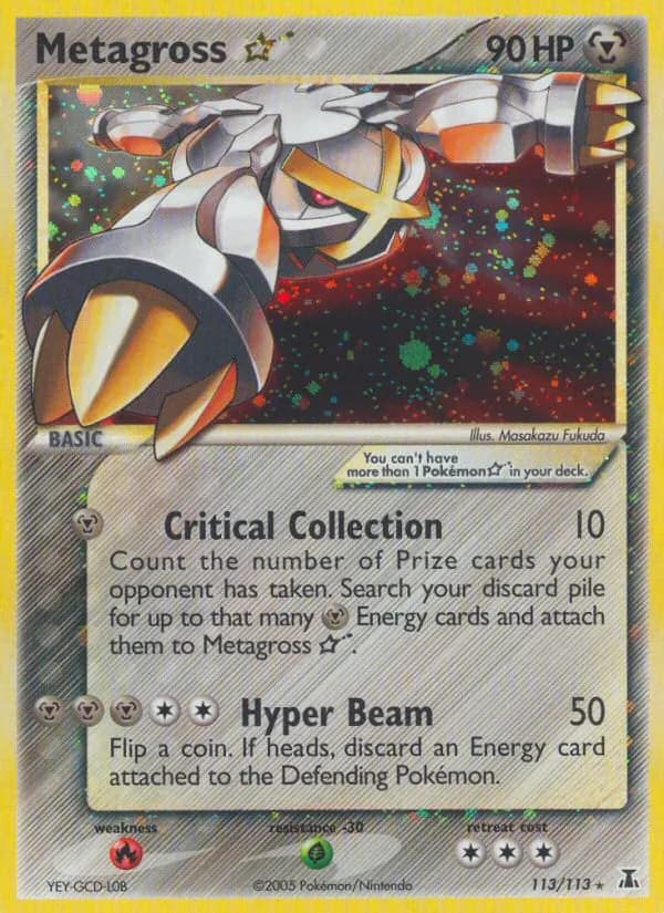 Metagross ★ — Delta Species 113 Pokémon card