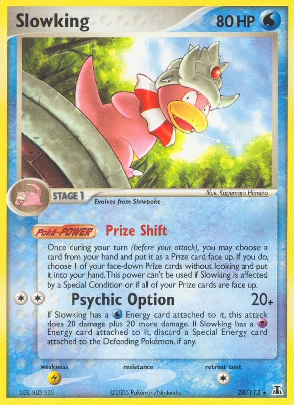 Slowking — Delta Species 28 Pokémon card