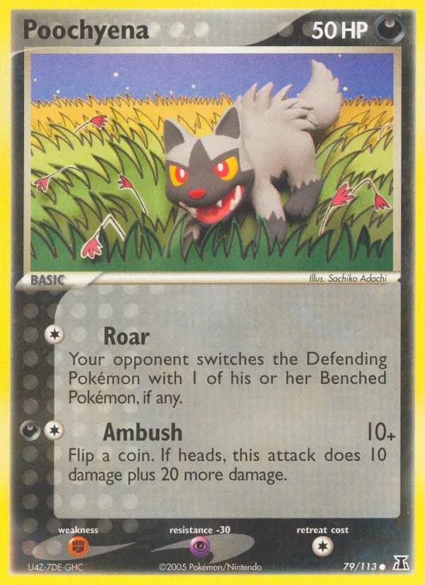 Poochyena — Delta Species 79 Pokémon card