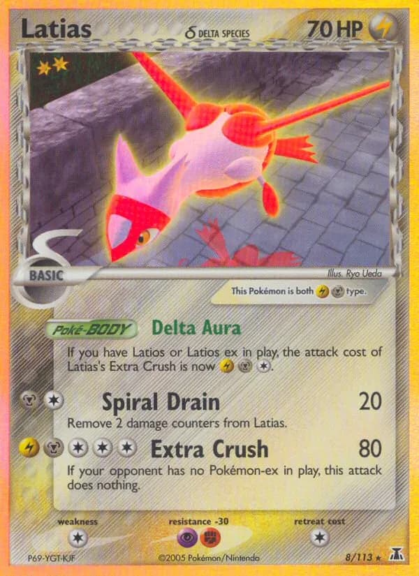 Latias δ — Delta Species 8 Pokémon card