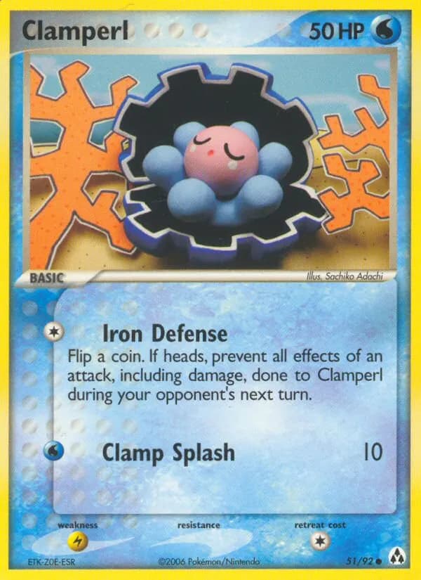 Perlu — EX Legend Maker 51 German Pokémon card