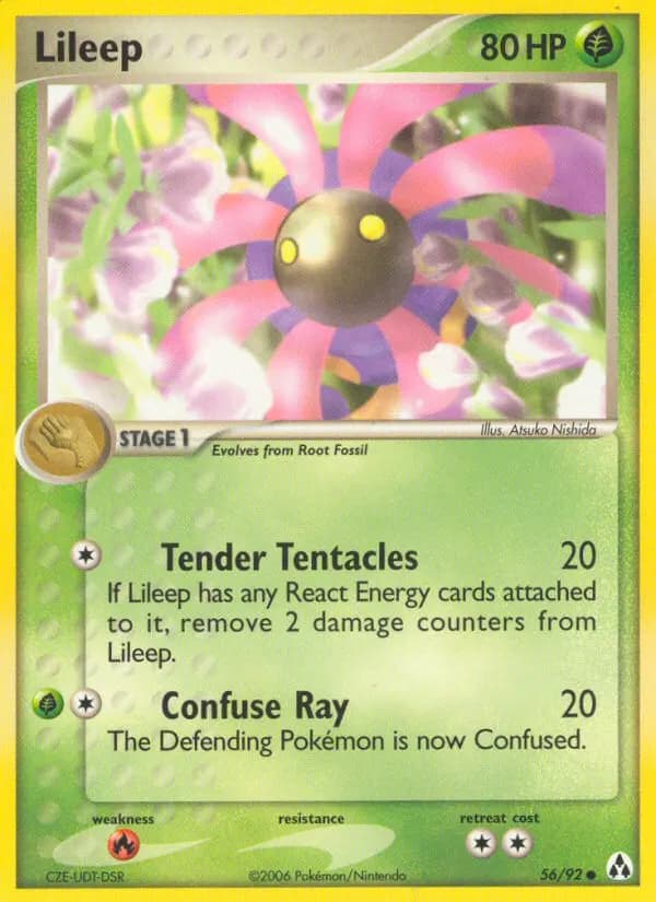 Liliep — EX Legend Maker 56 German Pokémon card