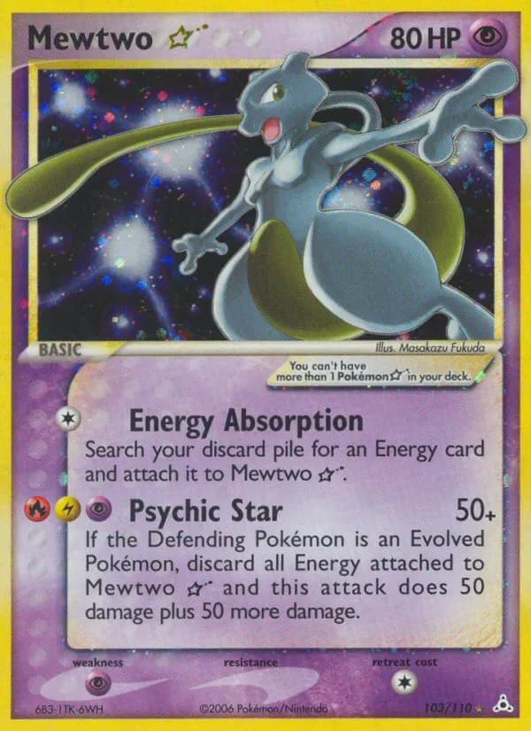 Mewtwo ★ — Holon Phantoms 103 Pokémon card