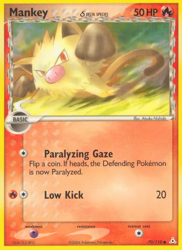 Menki δ — EX Holon Phantoms 70 German Pokémon card