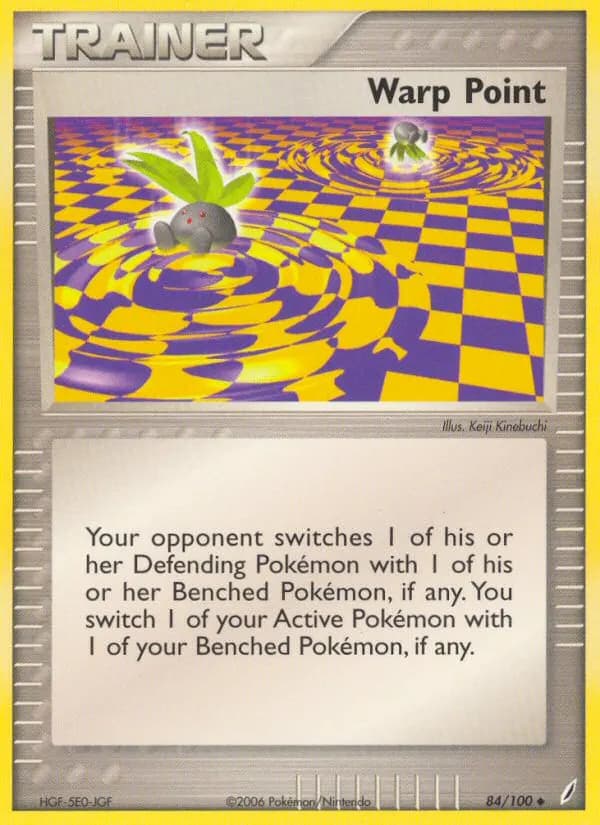 Wurmloch — EX Crystal Guardians 84 German Pokémon card