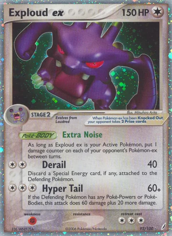 Krawumms-ex — EX Crystal Guardians 92 German Pokémon card