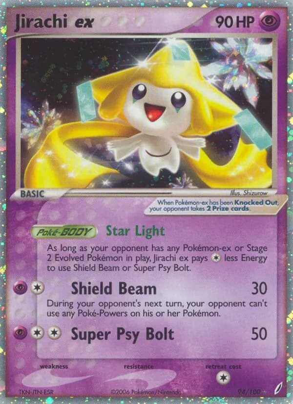 Jirachi-ex — EX Crystal Guardians 94 German Pokémon card