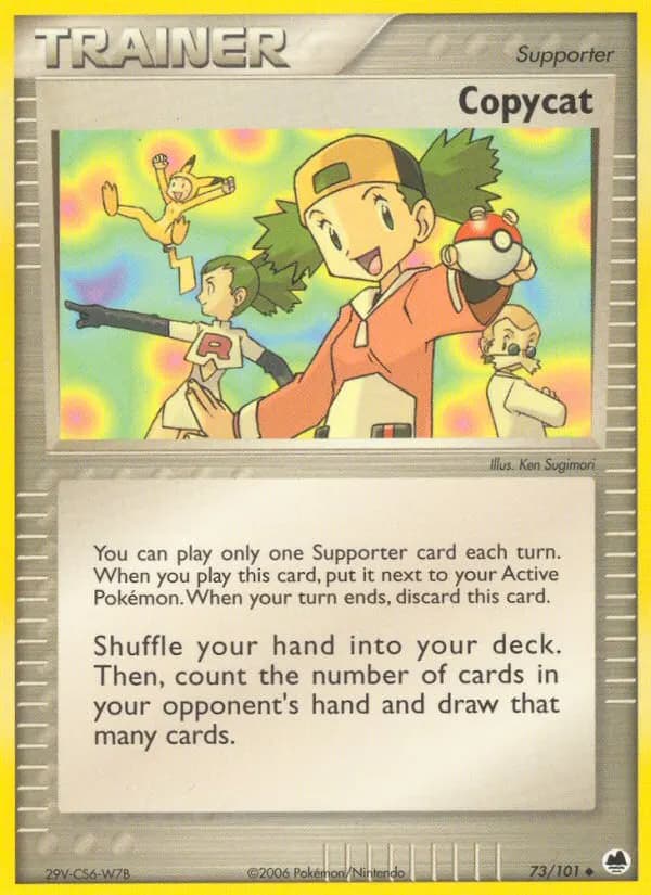 Copycat — Dragon Frontiers 73 Pokémon card