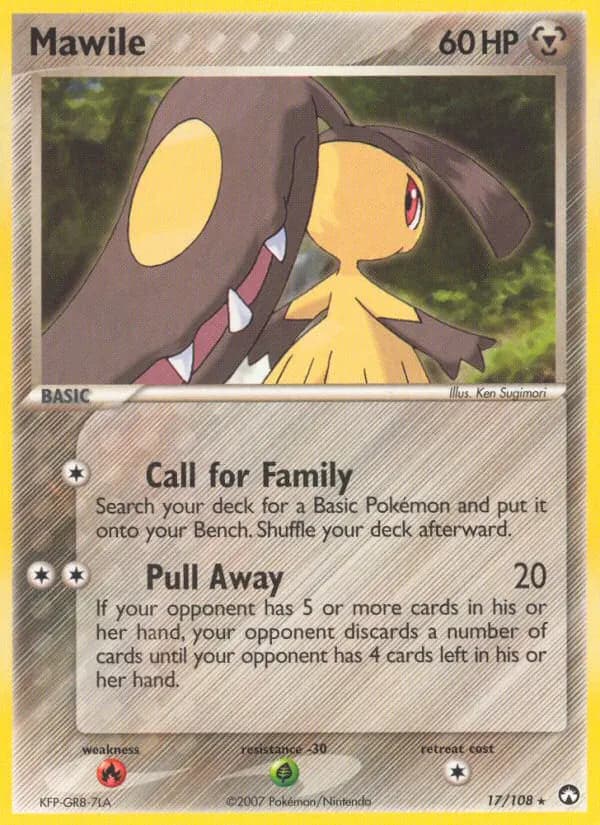 Flunkifer — EX Power Keepers 17 German Pokémon card