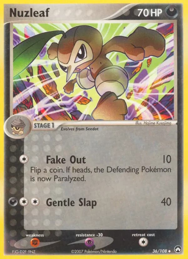 Blanas — EX Power Keepers 36 German Pokémon card