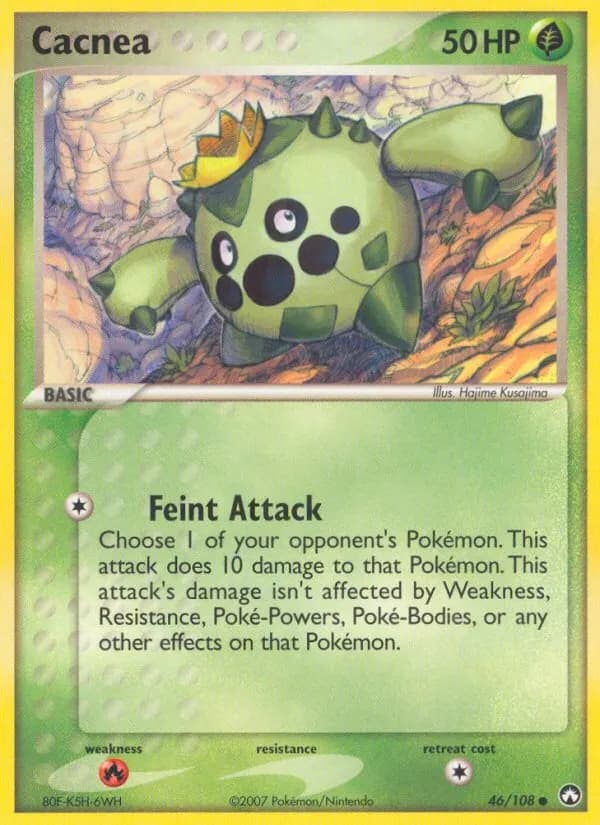Cacnea — Power Keepers 46 Pokémon card