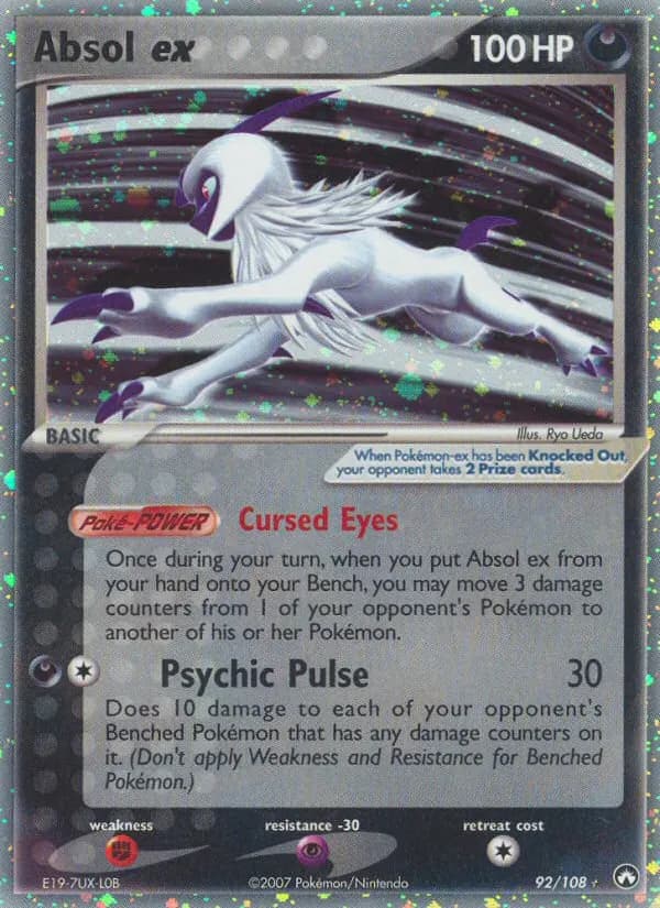 Absol ex — Power Keepers 92 Pokémon card