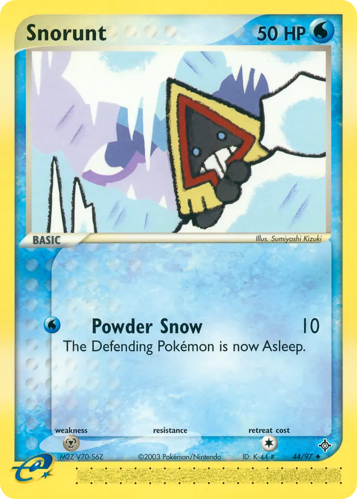 Schneppke — EX Drache 44 German Pokémon card